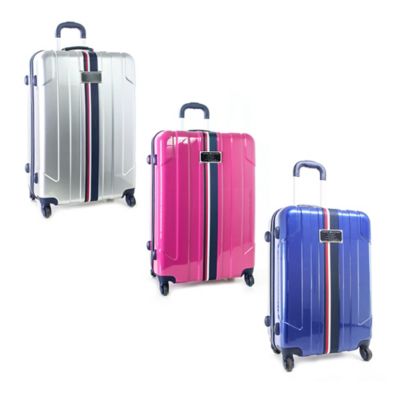 tommy hilfiger pink luggage