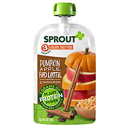 Sprout® 4 oz. Stage 3 Organic Baby Food in Pumpkin, Apple, Red Lentil and Cinnamon
