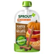 Sprout&reg; 4 oz. Stage 3 Organic Baby Food in Pumpkin, Apple, Red Lentil and Cinnamon