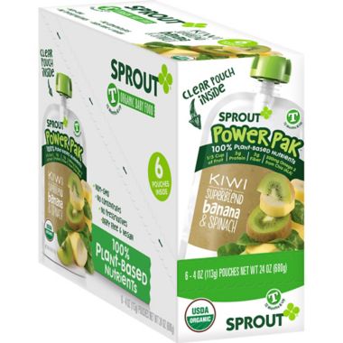 Sprout&reg; Power Pak 4 oz. Organic Toddler Food in Banana and Spinach Superblend. View a larger version of this product image.