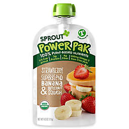 Sprout Power Pak 4 oz. Organic Toddler Food in Strawberry, Banana and Butternut Squash Superblend