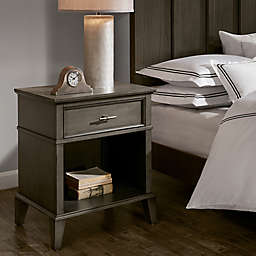 Madison Park Signature Yardley Nightstand in Reclaimed Grey
