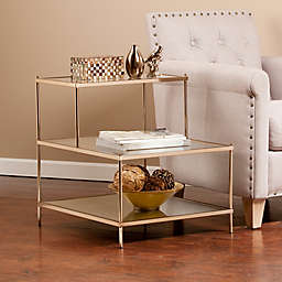 Southern Enterprises Knox Accent Table in Gold