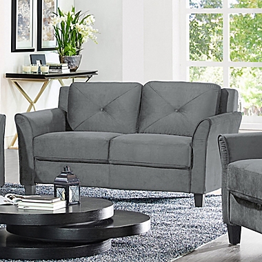 Wycliff Loveseat in Dark Grey. View a larger version of this product image.