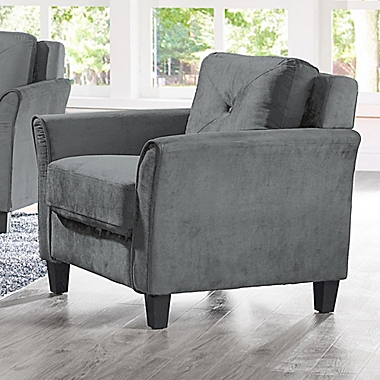 Wycliff Chair in Dark Grey. View a larger version of this product image.