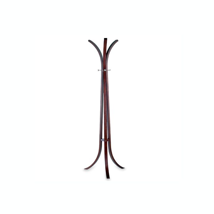 Adesso® Bentwood Coat Rack in Walnut Bed Bath and Beyond Canada