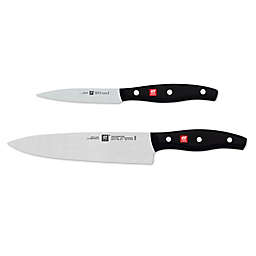 ZWILLING® TWIN Signature 2-Piece Must-Haves Knife Set in Silver/Black