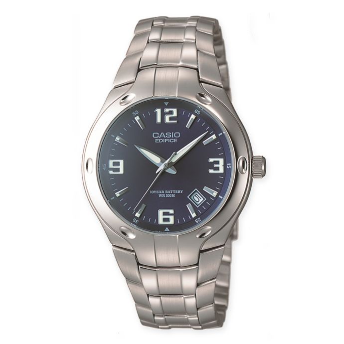 edifice watch blue
