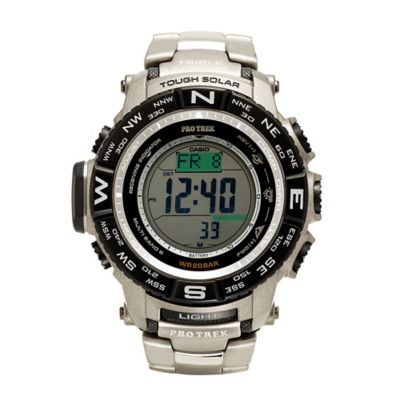 casio protrek stainless steel