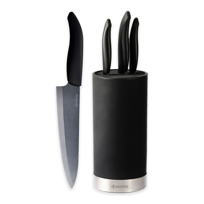 Kyocera 5 Piece Ceramic Knife Block Set Bed Bath Beyond