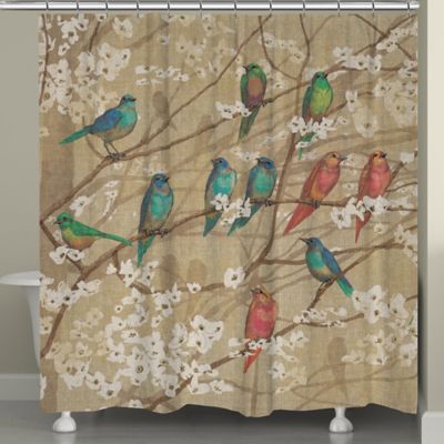 target bird shower curtain