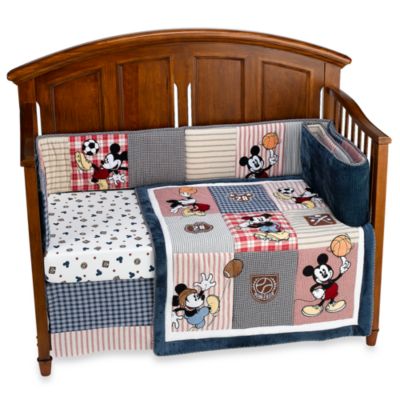 mickey crib set