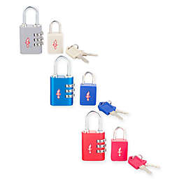 Safe Skies® 2-Piece TSA-Recognized Luggage Lock Set