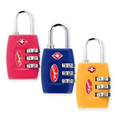 bed bath and beyond luggage locks