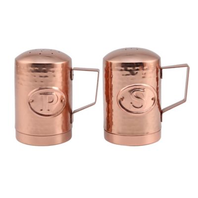 copper salt and pepper shakers