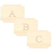 Cutting Board Company 9-Inch x 12-Inch Wood Monogram Cheese Board in Maple