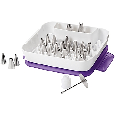 Wilton 25-Piece Deluxe Baker&#39;s Decorating Tip Set. View a larger version of this product image.