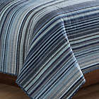 Alternate image 1 for Estate Taj 2-Piece Reversible Twin Quilt Set in Blue