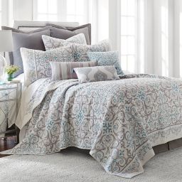 Levtex Home Massana Reversible Quilt Set in Grey/Blue