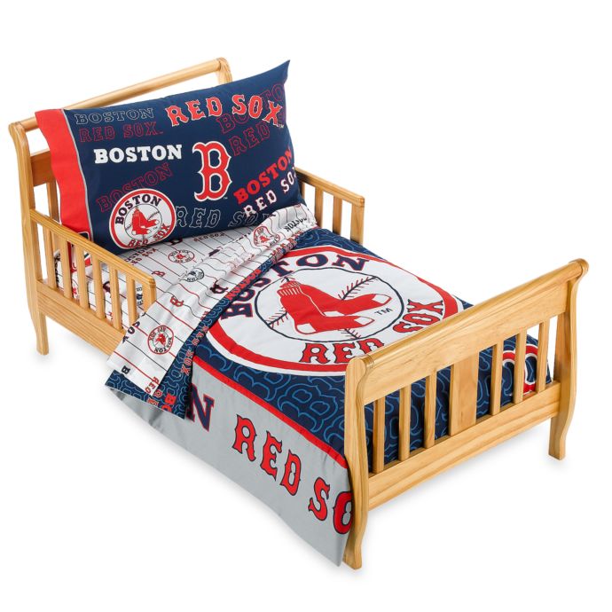 Boston Red Sox 4 Piece Toddler Bedding By The Major League