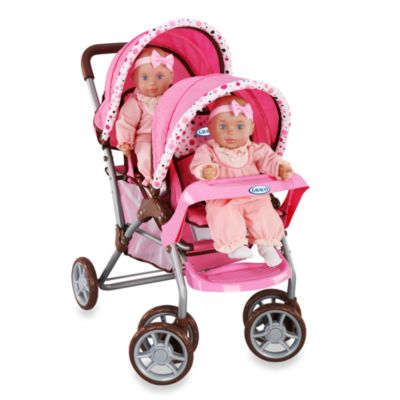 graco double doll stroller