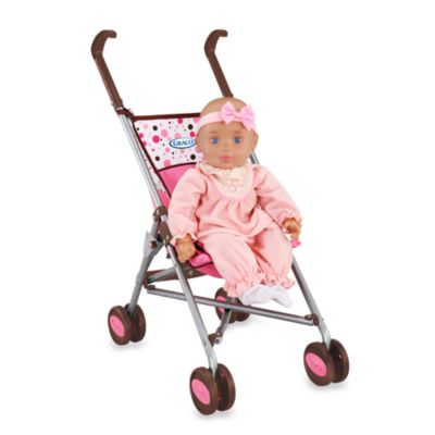 pink graco stroller