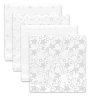 white muslin blanket