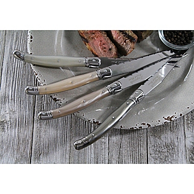 Laguiole&reg; by French Home Steak Knives in Neutral Multi (Set of 4). View a larger version of this product image.