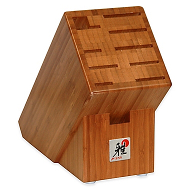 MIYABI 10-Slot Bamboo Knife Block. View a larger version of this product image.