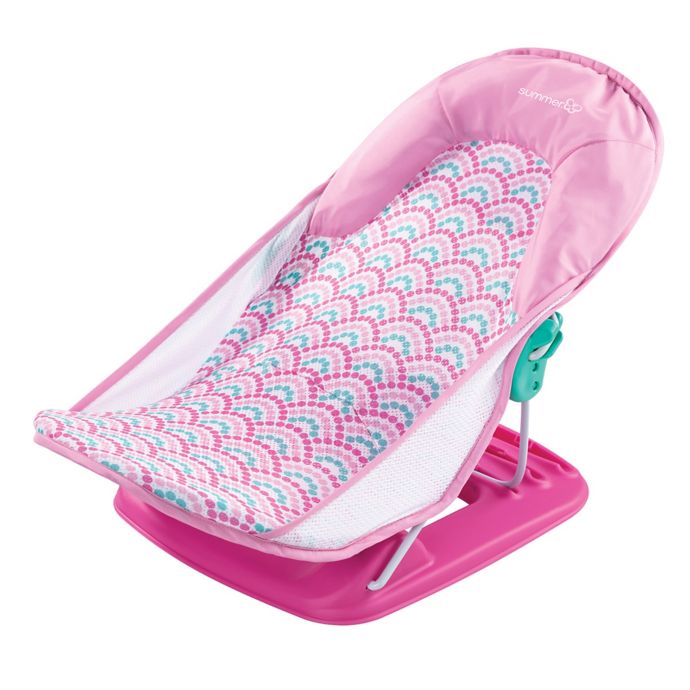 Summer Infant Deluxe Baby Bather in Pink Bubble Wave | Bed ...