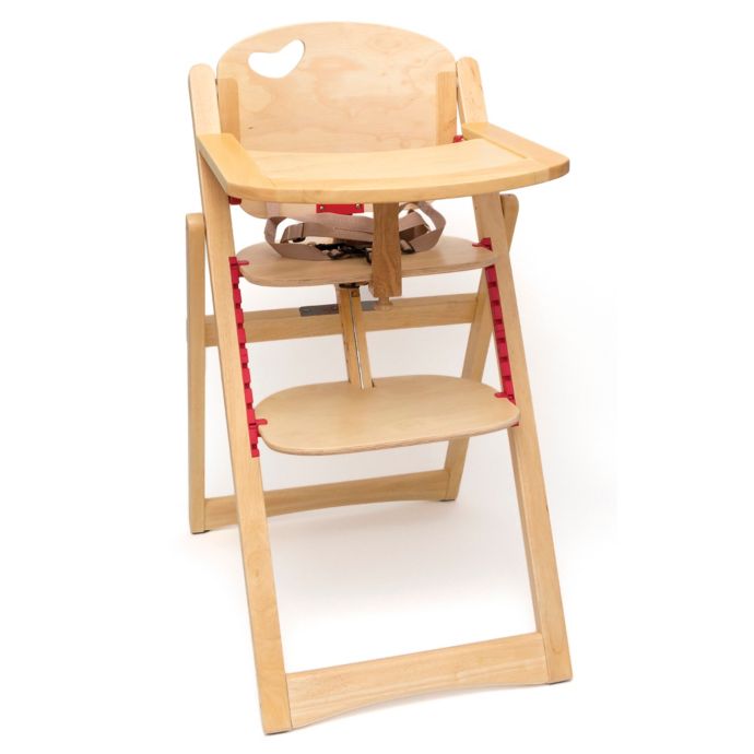 Lipper Beechwood Folding High Chair Bed Bath Beyond