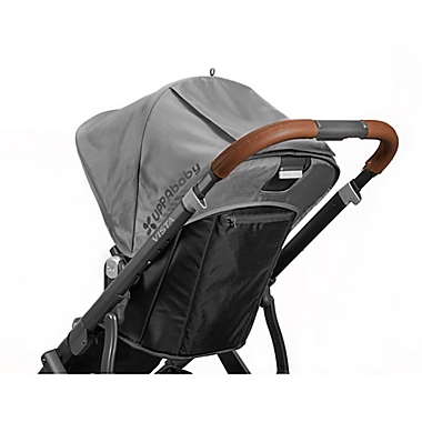 UPPAbaby&reg; VISTA Leather Handlebar Cover in Saddle. View a larger version of this product image.