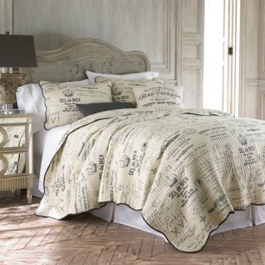 Levtex Home Girona Full/Queen Quilt Set in Grey. View a larger version of this product image.