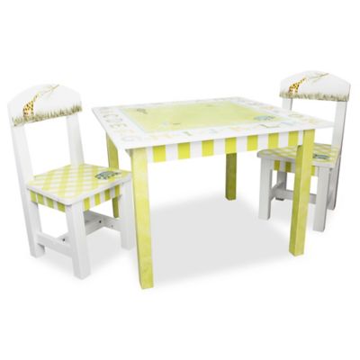 alphabet table & chair set