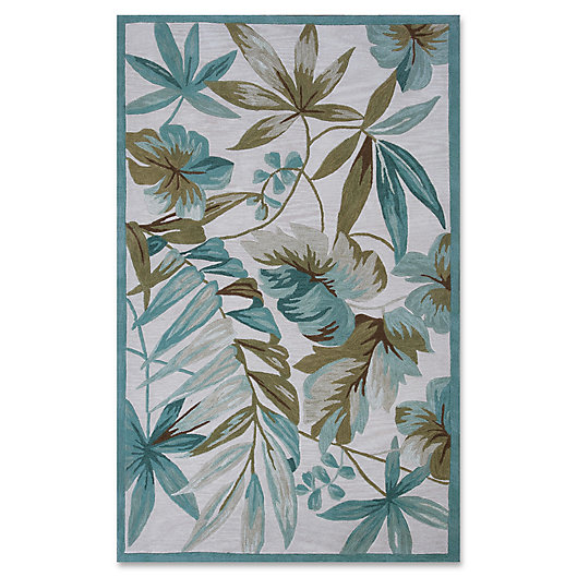 Alternate image 1 for KAS Tropica Coral 8-Foot x 10-Foot 6-Inch Area Rug in Ivory