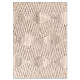 Gramercy Honeycomb 5-Foot x 7-Foot Area Rug in Ivory