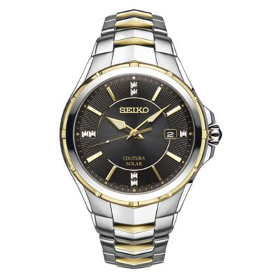 seiko black diamond watch