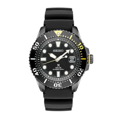 seiko prospex analog stainless steel solar powered watch