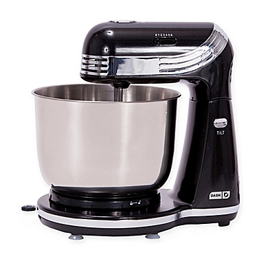 Dash&reg; Everyday 3 qt. Stand Mixer in Black. View a larger version of this product image.