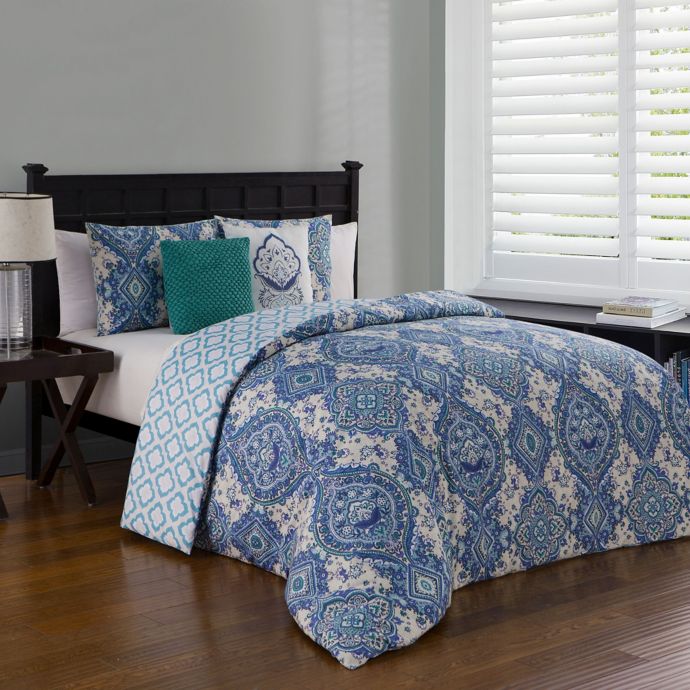 Avondale Manor Nina Reversible Duvet Cover Set | Bed Bath & Beyond