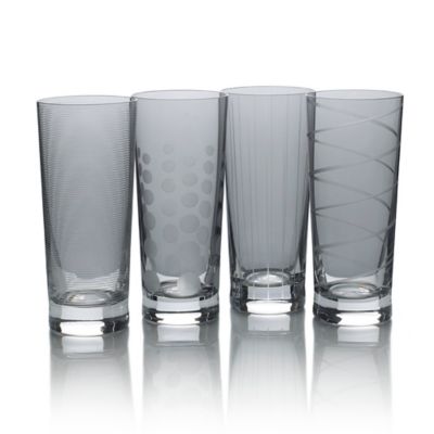 gray drinking glasses