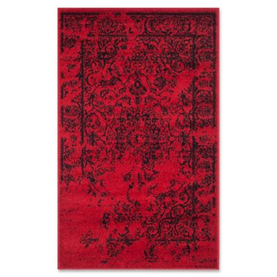 Details about   Indoor Home Red Nylon Oval Area Rug 6' x 4'Renovator's Supply 
