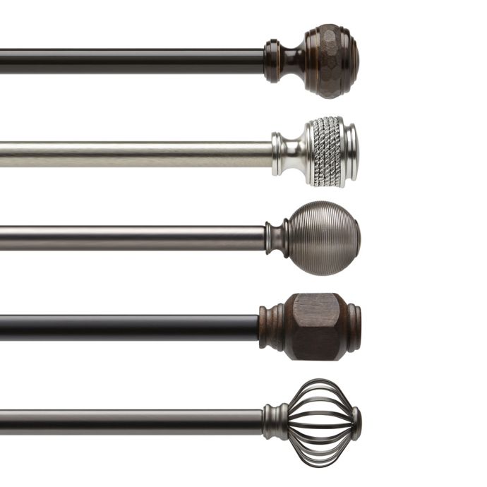 Umbra Esquire Decorative Window Curtain Hardware Collection Bed