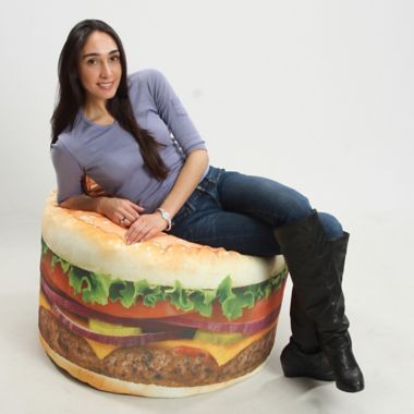 Wow Works Cheeseburger Bean Bag Chair. View a larger version of this product image.