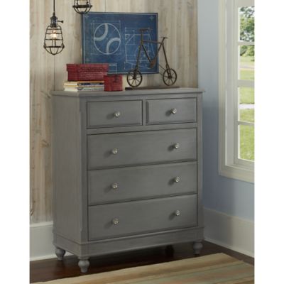 Hillsdale 5-Drawer Lake House Chest in Stone