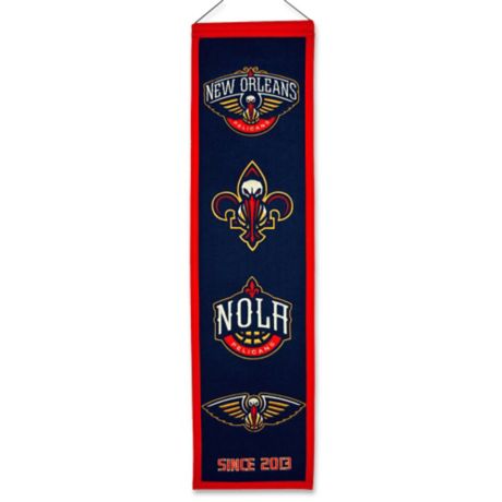Nba New Orleans Pelicans Vintage Heritage Banner Bed Bath And