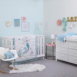 Mermaid Crib Bedding Buybuy Baby