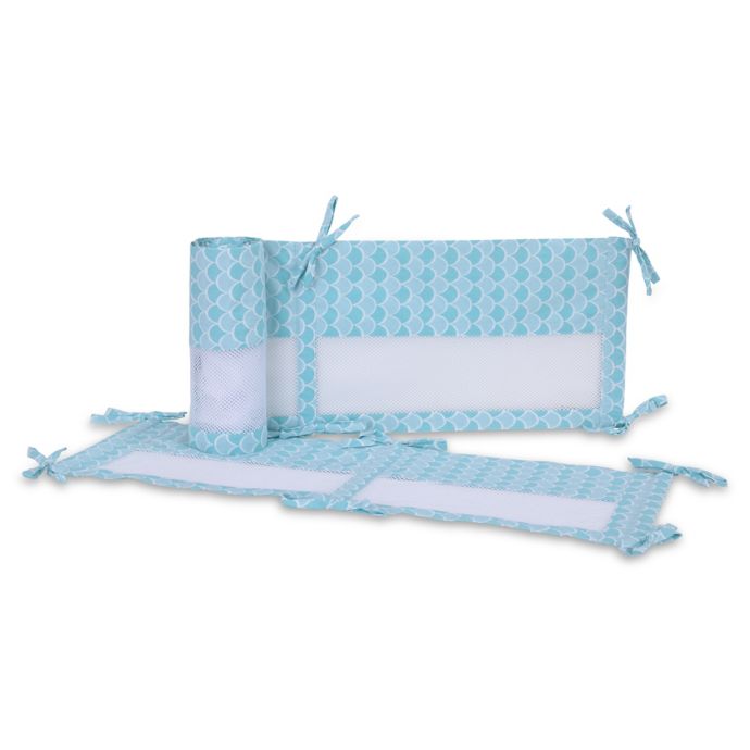 Disney Ariel Sea Princess Secure Me Mesh Crib Liner Buybuy Baby