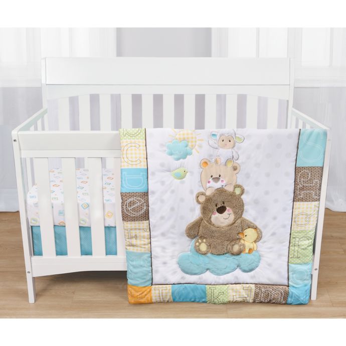 Baby S First By Nemcor Gingham Parade 3 Piece Crib Bedding Set