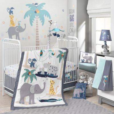 lambs and ivy 4 piece crib set